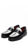 Naked Wolfe Riviera Penny Loafer In Cowboy Print Artwork