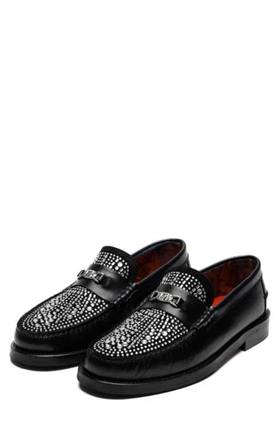 Naked Wolfe Roma Bit Loafer In Diamond-snuff Leather