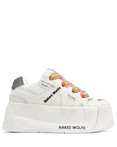 Naked Wolfe Sneakers Mit Plateausohle In Weiss