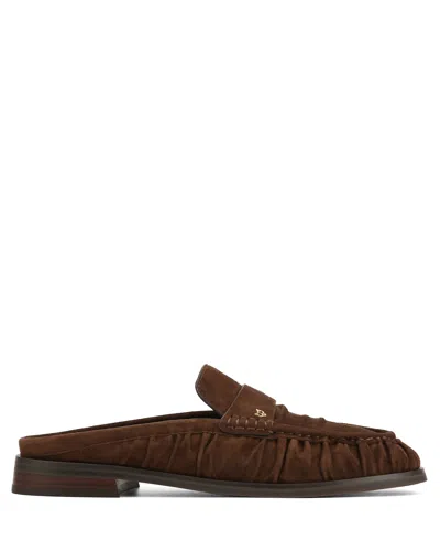 Naked Wolfe Slipper Brown Scrunch Suede
