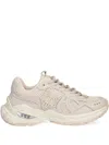 Naked Wolfe Smash Off Suede Mesh Sneakers In Neutral