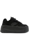 Naked Wolfe Snatch Platform Sneaker In Black