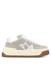 Naked Wolfe Sound Light Grey Cow Suede