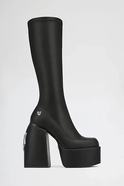 Naked Wolfe Spice Knee High Platform Boot In Black, Women's At Urban Outfitters