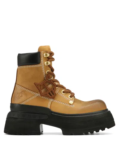 Naked Wolfe Storm Nubuck Leather Wheat In Wheat-nubuck