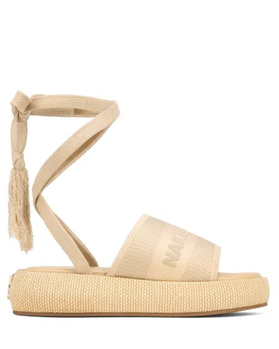Naked Wolfe Surf Raffia Natural In Gold