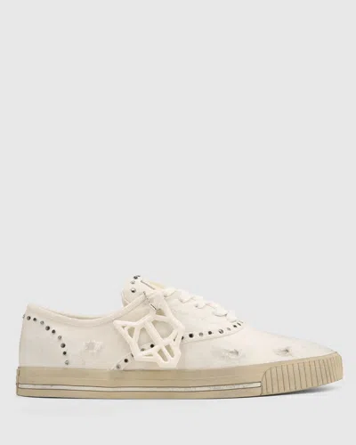 Naked Wolfe The Sailing Sneaker White Canvas
