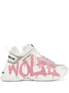 Naked Wolfe Track Panelled Sneakers In Pink