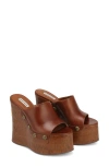 Naked Wolfe Tulip Platform Wedge Slide Sandal