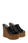 Naked Wolfe Tulip Platform Wedge Slide Sandal