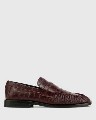 Naked Wolfe Voltage Burgundy Eel In Brown