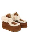 Naked Wolfe Bambi Platform Boot In Tan, Women's At Urban Outfitters In Brown