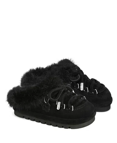 Naked Wolfe Harlow Lace-up Sneakers In Black