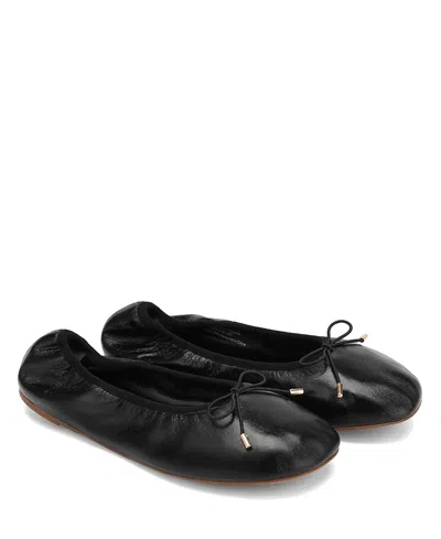 Naked Wolfe Women's Scrunch Flats In Black