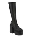 Naked Wolfe Scar Stretch Platform Boot In Black