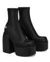 Naked Wolfe Sugar Faux-leather Ankle Boots In Black