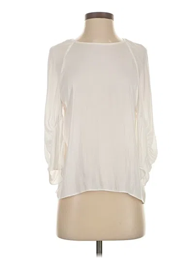 Pre-owned Naked Zebra 3/4 Sleeve T-shirt In Ivory
