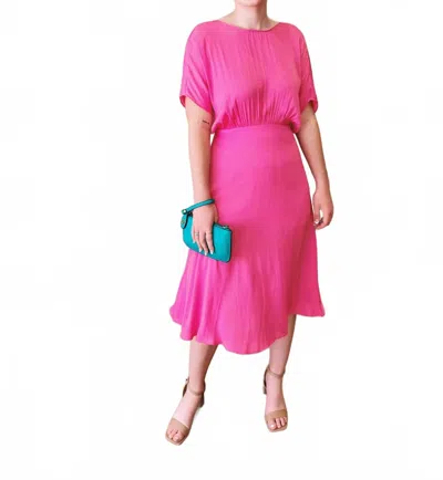 Naked Zebra Bianca Dress In Pink