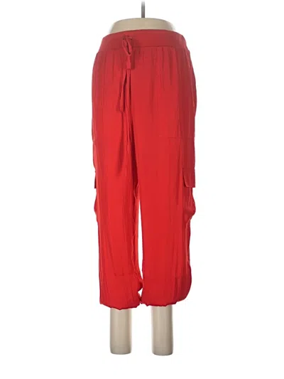 Pre-owned Naked Zebra Cargo Pants In Red