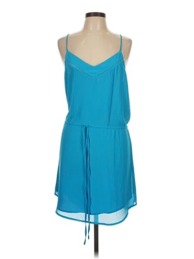 Pre-owned Naked Zebra Casual Dress In Blue