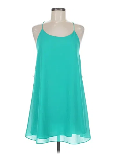 Pre-owned Naked Zebra Casual Dress In Blue