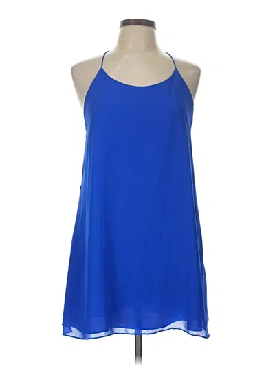Pre-owned Naked Zebra Casual Dress In Blue
