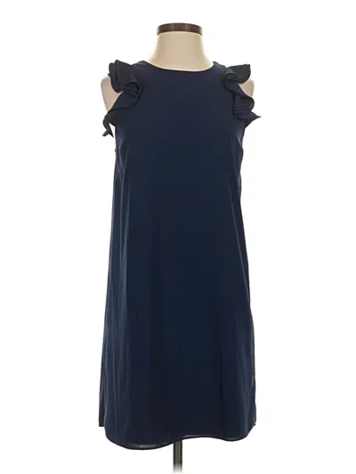 Pre-owned Naked Zebra Casual Dress In Blue