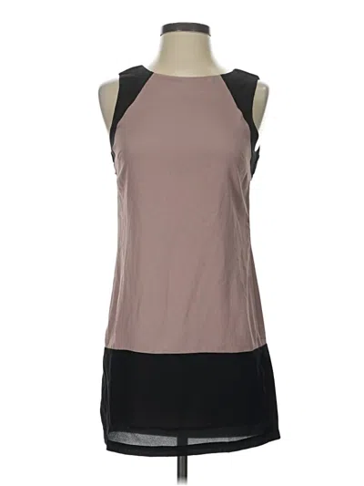 Pre-owned Naked Zebra Casual Dress In Brown