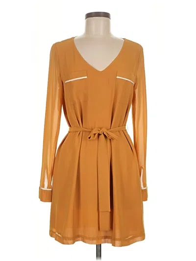 Pre-owned Naked Zebra Casual Dress In Orange