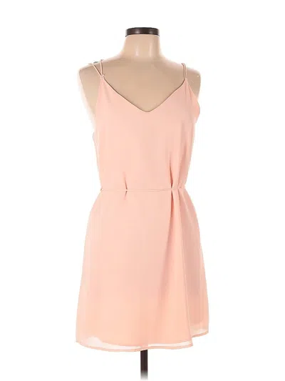 Pre-owned Naked Zebra Casual Dress In Pink