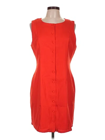 Pre-owned Naked Zebra Casual Dress In Red