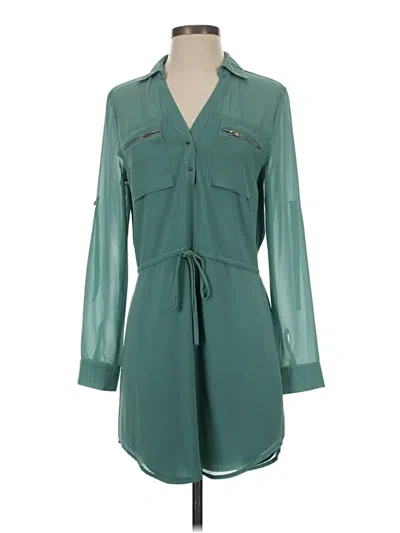Pre-owned Naked Zebra Casual Dress In Teal