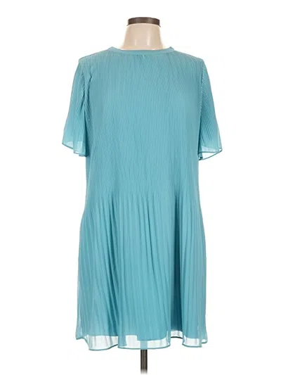 Pre-owned Naked Zebra Casual Dress In Teal