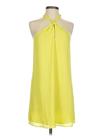 Pre-owned Naked Zebra Casual Dress In Yellow