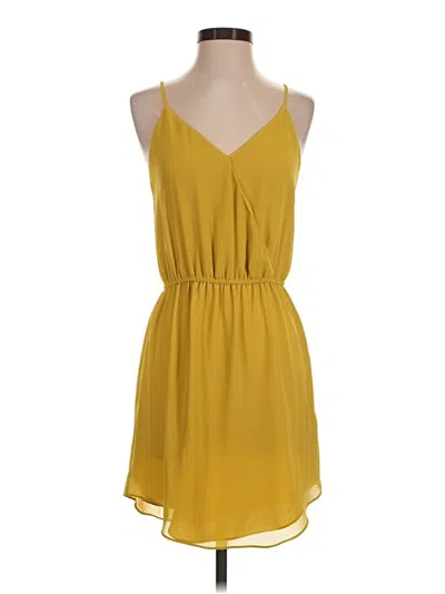 Pre-owned Naked Zebra Casual Dress In Yellow