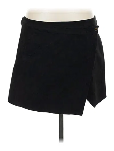 Pre-owned Naked Zebra Casual Skirt In Black