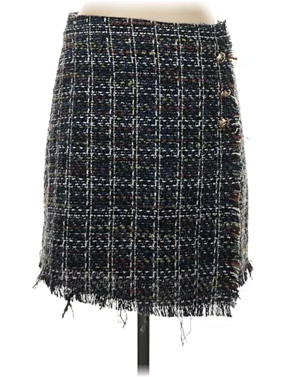 Naked Zebra Casual Skirt In Blue