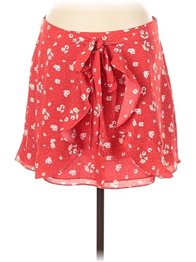 Pre-owned Naked Zebra Casual Skirt In Red