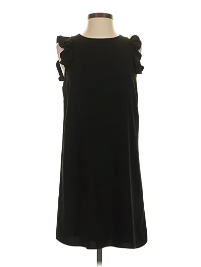 Pre-owned Naked Zebra Cocktail Dress In Black