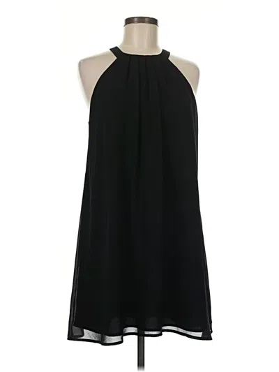 Pre-owned Naked Zebra Cocktail Dress In Black