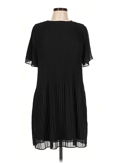 Pre-owned Naked Zebra Cocktail Dress In Black