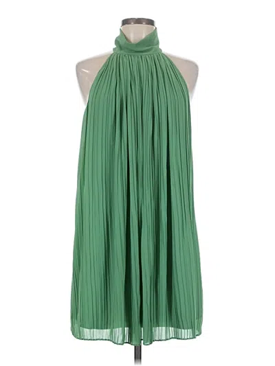 Pre-owned Naked Zebra Cocktail Dress In Green