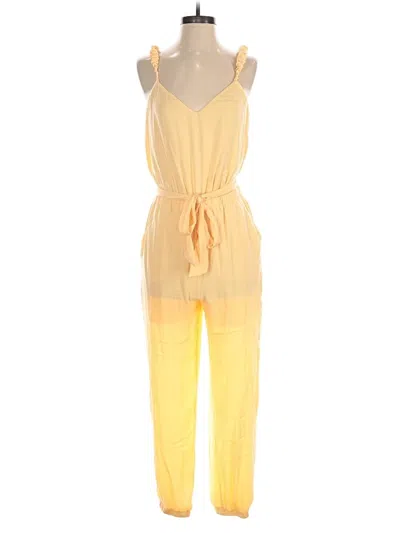 Naked Zebra Jumpsuit In Yellow