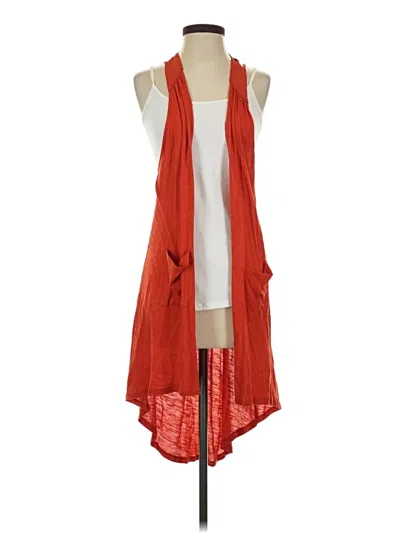 Pre-owned Naked Zebra Kimono In Red