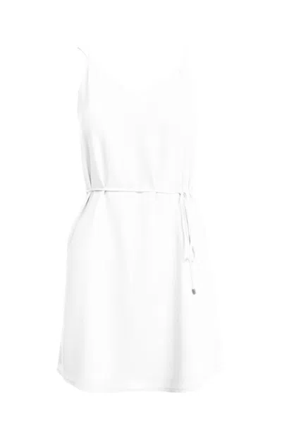Naked Zebra Mini Dress In Off White