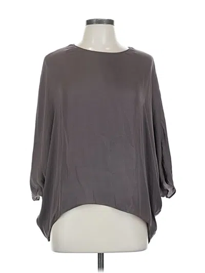 Pre-owned Naked Zebra Poncho In Gray