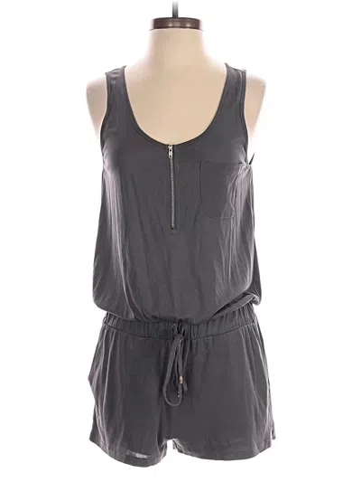 Pre-owned Naked Zebra Romper In Gray