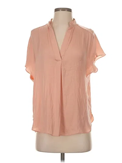 Pre-owned Naked Zebra Short Sleeve Blouse In Pink