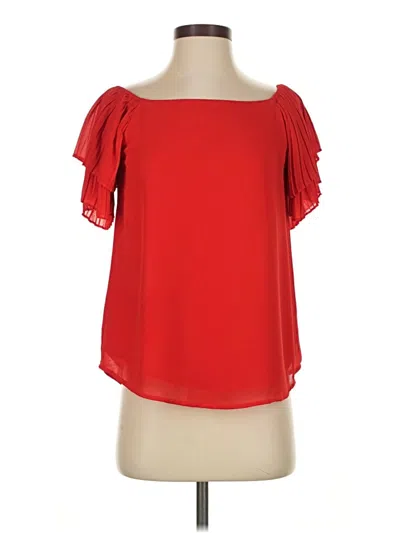 Pre-owned Naked Zebra Short Sleeve T-shirt In Red