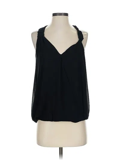 Pre-owned Naked Zebra Sleeveless Blouse In Black